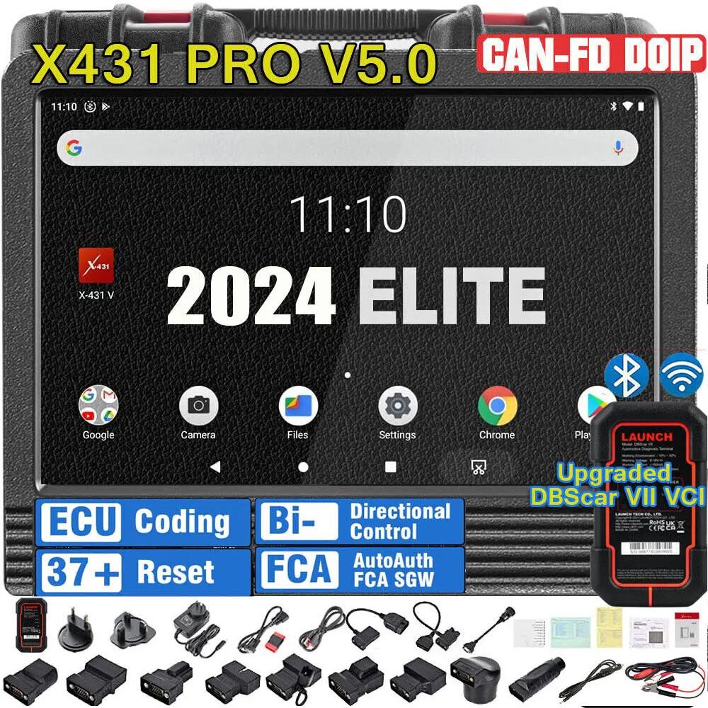 2024 LAUNCH X431 V 5.0 Pro Elite  ڵ  ĳ Ű ڵ,  Ŀ ¶ ڵ, 37 + 